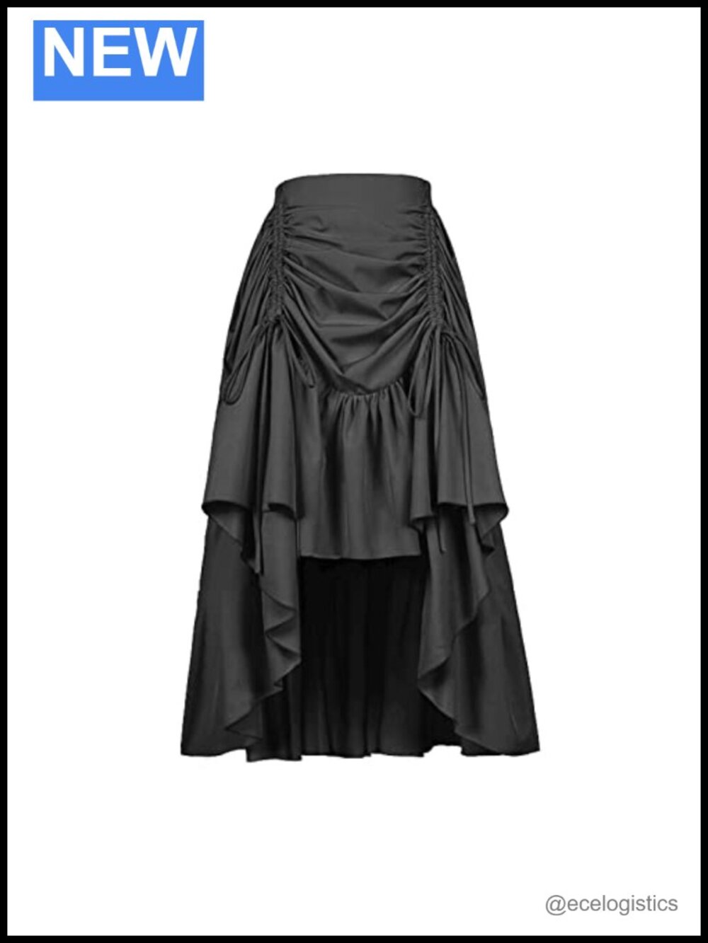 Women's Renaissance Skirt Steampunk Victorian High Low Skirts